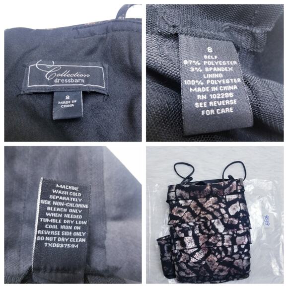 Dressbarn Collection Metallic Dress - Picture 8 of 8